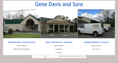 Desktop Screenshot of genedavisandsons.com